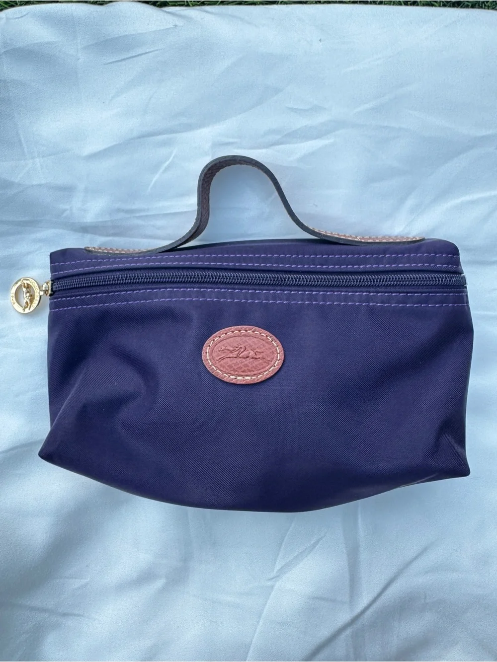 Longchamp Le Pilage Cosmetics Bag - Purple